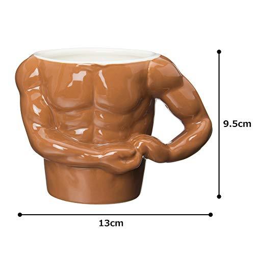 SANART Funny Tableware "Mukimuki Couple Wild" Muscle Pair Mug 210cc/300cc SAN2174