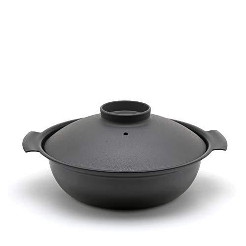 Pressence Tabletop Pot [Ih Donabe] Gray 24Cm Made In Japan Compatible With Ih 118-06365