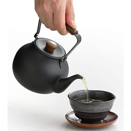 Tea Pot Black Large Miyazaki Seisakusho