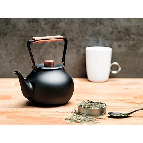 Tea Pot Black Large Miyazaki Seisakusho