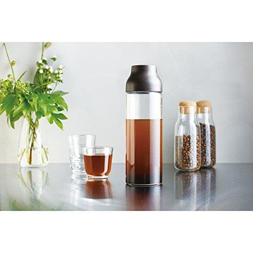 Kinto Pitcher/Cold Water Bottle Capsule Cold Brew Carafe 1L White 26471