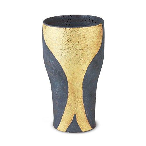 Hasamiyaki Tumbler / Double Structure Keepo Beer Cup Star Gold Approximately φ 8cm xH 14.2cm 330cc