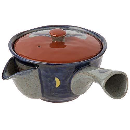 Teapot Blue Red Owl Pattern Small Hasami Ware