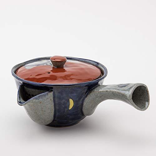 Teapot Blue Red Owl Pattern Small Hasami Ware