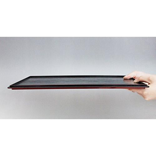 Fujishiro Kogei Double-Sided Long Square Dinner, Non-Slip Processing, 39Cm Shakusan (Set Of 5) Tray, Long Square Bon, Placemat