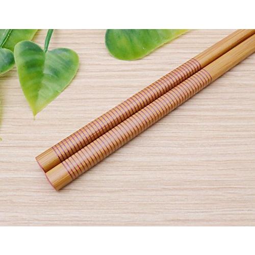 Ishida Japanese Chopsticks for Customers Soot Bamboo Sensuji 23cm Natural Bamboo 67136