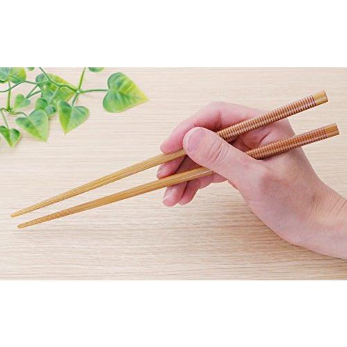 Ishida Japanese Chopsticks for Customers Soot Bamboo Sensuji 23cm Natural Bamboo 67136