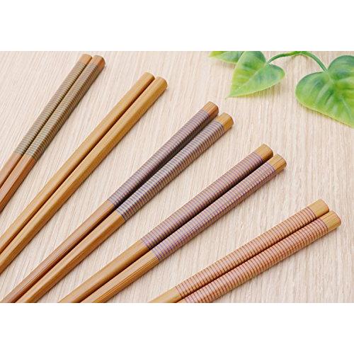 Ishida Japanese Chopsticks for Customers Soot Bamboo Sensuji 23cm Natural Bamboo 67136