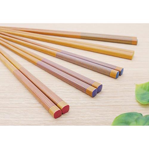 Ishida Japanese Chopsticks for Customers Soot Bamboo Sensuji 23cm Natural Bamboo 67136