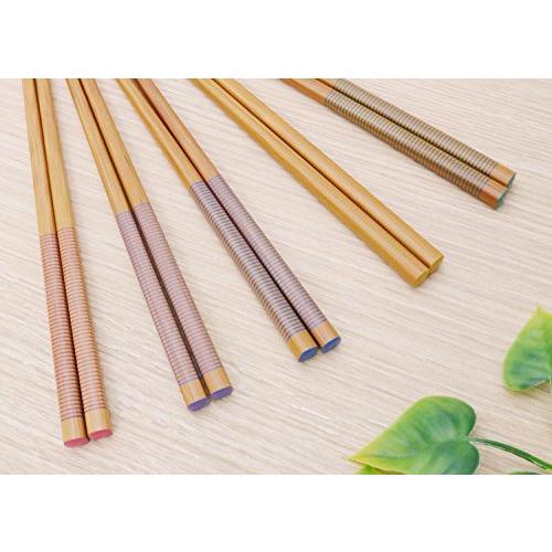 Ishida Japanese Chopsticks for Customers Soot Bamboo Sensuji 23cm Natural Bamboo 67136