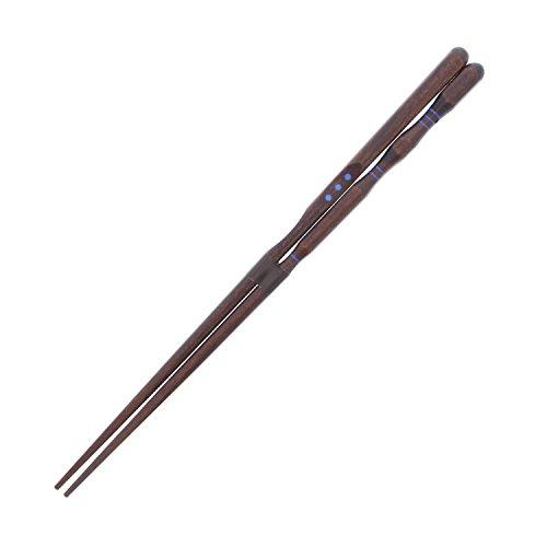 Ishida Discipline Chopsticks (How to Hold) Three Point Support Lacquer Wood (Natural Wood) 23cm