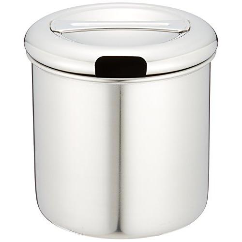 Endo Shoji Commercial Round Butter Pot 18-8 Stainless Steel Made In Japan Abt49