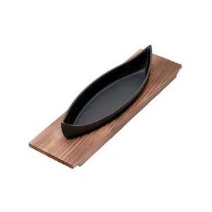Toshin Sales Goshin Gondola Plate With Wooden Stand M-23 Iron Casting Japan Pgv0201