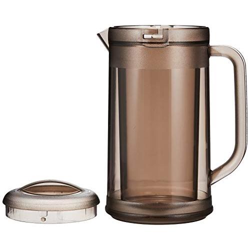 Fuyuji Honma Kogyo Non-Wet Pitcher 1.7L Smoke Brown Made In Japan Water Pitcher Double Structure Anti-Condensation Water Bottle Commercial Use Ppt371