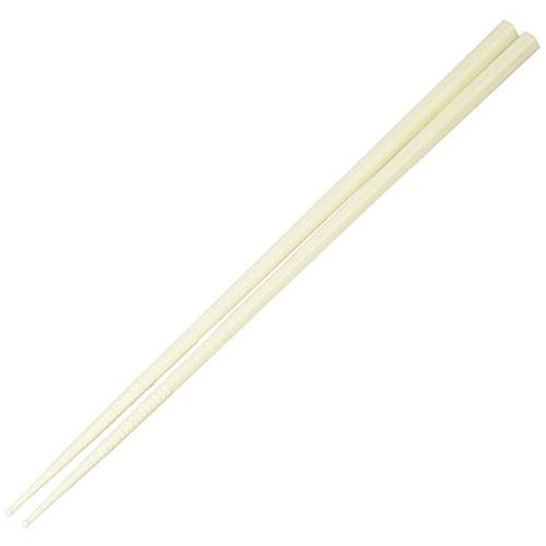 Akebono Sangyo Ivory 27cm Made in Japan Business Supplies Double Embossed Tips Non-slip and Firm Grip Double Embossed Chopsticks PM-300