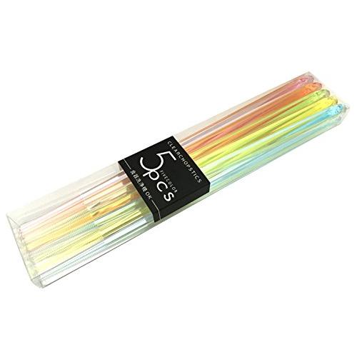 Aoba Clear Chopsticks 5P Light 593256