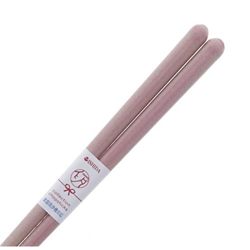 Ishida Japanese Chopsticks Kumonoi Wooden (Natural Wood) Acrylic 20.5cm Pink