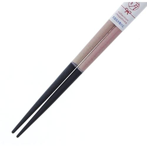 Ishida Japanese Chopsticks Kumonoi Wooden (Natural Wood) Acrylic 20.5cm Pink