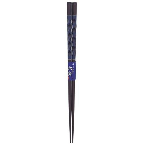 Chopsticks hexagonal maple lacquer painted 23cm