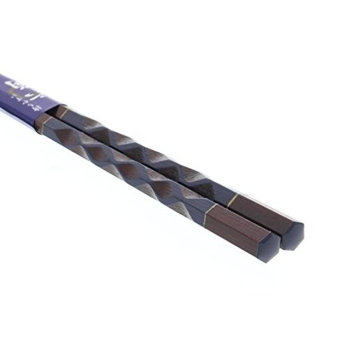 Chopsticks hexagonal maple lacquer painted 23cm