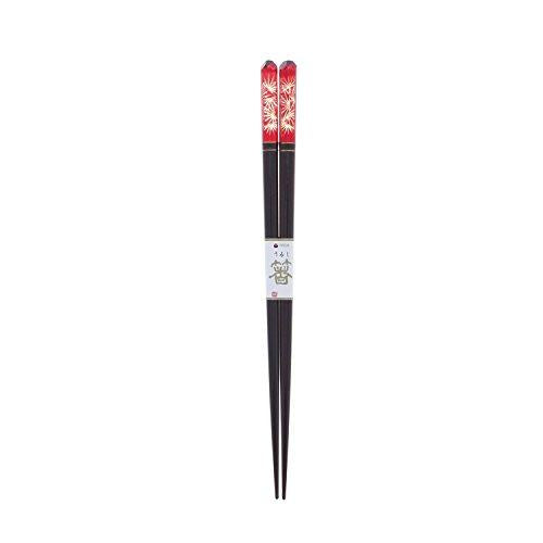 Ishida Japanese Chopsticks Acrylic Lacquer Kiriko Matsuba Wooden (Natural Wood) Red 21.5cm