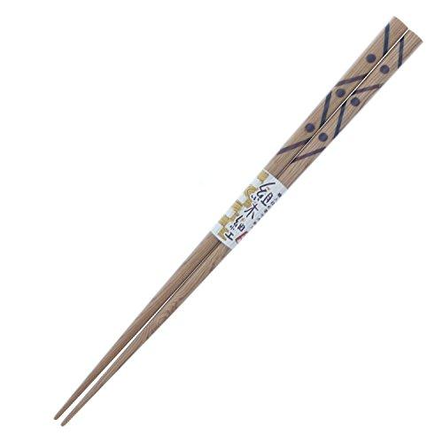 Ishida Chopsticks Kumiki Crafts Mountain Hut Wooden (Natural Wood) Point 23cm