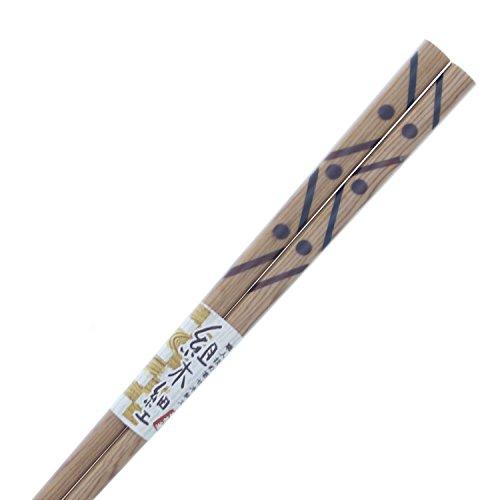 Ishida Chopsticks Kumiki Crafts Mountain Hut Wooden (Natural Wood) Point 23cm