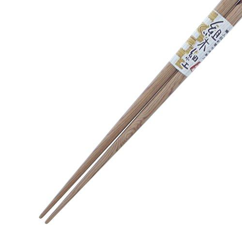 Ishida Chopsticks Kumiki Crafts Mountain Hut Wooden (Natural Wood) Point 23cm