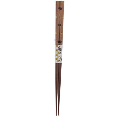 Chopsticks Kumiki Craft Polka Dots Wooden (Natural Wood) Point 23cm