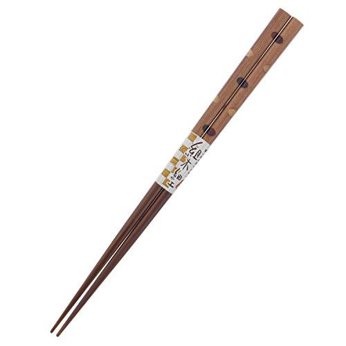 Chopsticks Kumiki Craft Polka Dots Wooden (Natural Wood) Point 23cm