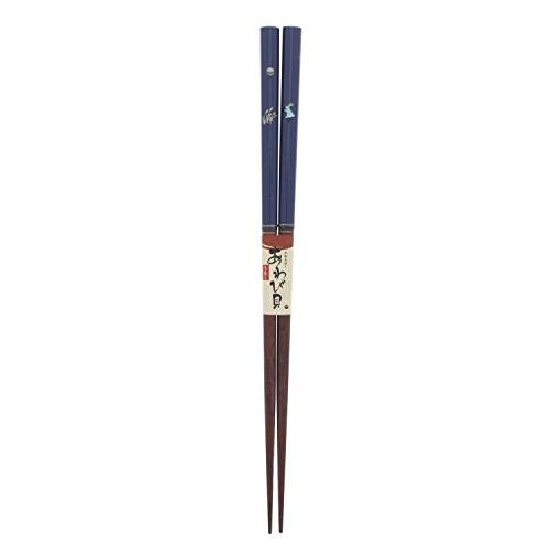 Ishida Japanese Chopsticks Shellwork Abalone Jugoya Rabbit Wooden (Natural Wood) Lacquer Painted 23cm Blue