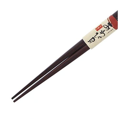 Ishida Japanese Chopsticks Shellwork Abalone Color Rabbit Wooden (Natural Wood) Lacquer Painted 20.5cm Vermilion 11172-0