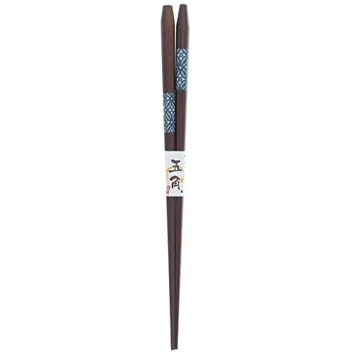 Chopsticks pentagonal Japanese people wooden (natural wood) lacquer painted 23cm