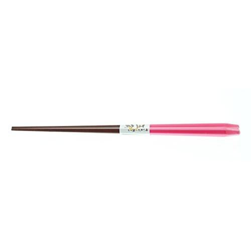 Ishida Japanese Chopsticks Pentagonal Frappe Wooden (Natural Wood) Pink 23cm