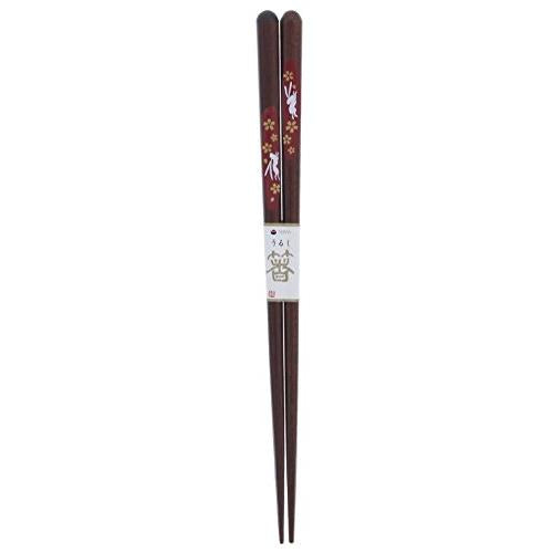 Chopsticks lacquer stylish rabbit wooden (natural wood) tip 20.5cm