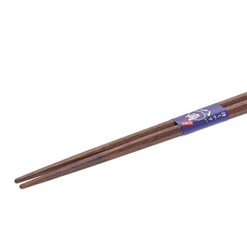 Ishida Japanese Chopsticks Octagonal Cherry Blossom Wooden (Natural Wood) Lacquer Tip Corner 20.5cm Vermilion