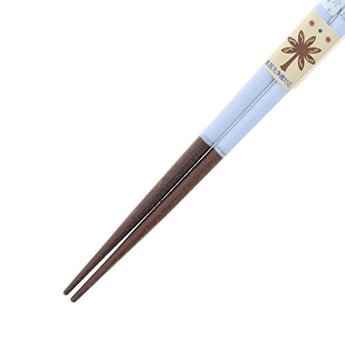 Chopsticks Dishwasher Safe Pastel Flower (Floral Pattern) Wooden (Natural Wood) Acrylic Blue 18cm