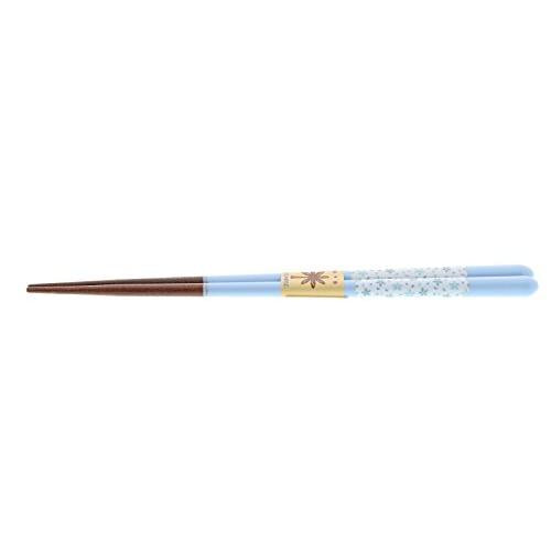 Chopsticks Dishwasher Safe Pastel Flower (Floral Pattern) Wooden (Natural Wood) Acrylic Blue 18cm