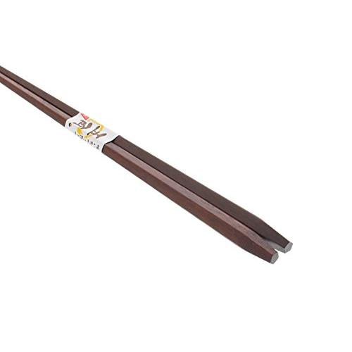 Ishida Made in Japan Chopsticks Pentagonal Lacquer Wooden (Natural Wood) Plain 28cm