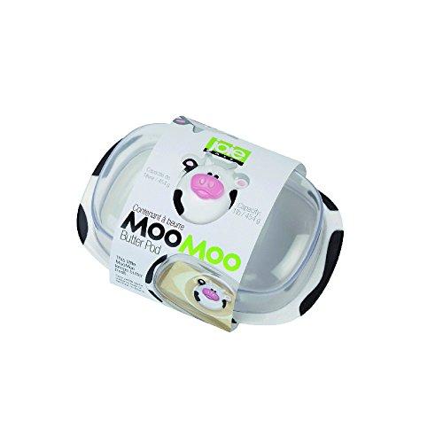 N Deals Corporation Msc Moo Moo Butter Pot Msc43344 Cow Pattern Width 18.2Cm