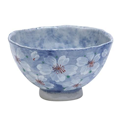 Bloom Mino Ware Yayoihana Tea Bowl (Blue) 15011