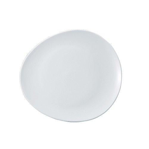 Narumi Plate Dish Patia 28Cm White Stylish Simple One Plate Lunch Plate Flat Plate Microwave