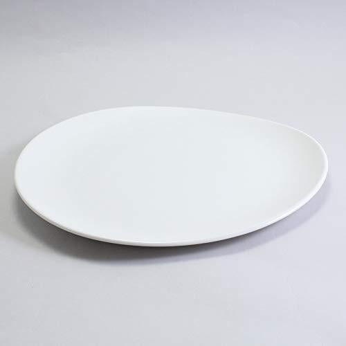 Narumi Plate Dish Patia 28Cm White Stylish Simple One Plate Lunch Plate Flat Plate Microwave