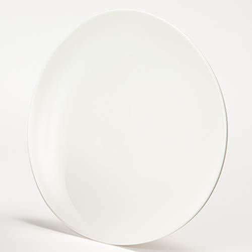 Narumi Plate Dish Patia 28Cm White Stylish Simple One Plate Lunch Plate Flat Plate Microwave