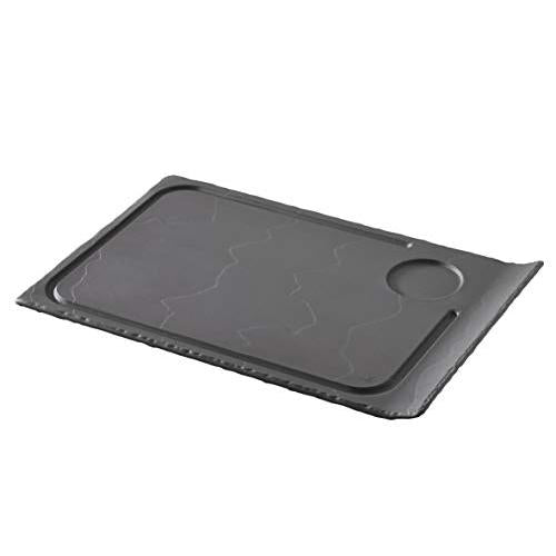 Revol Basalt Steak Plate (With Indent) Curved Edge 647782