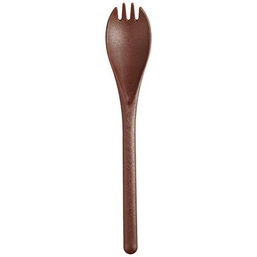 Skater Slim Long Spoon with Split Tip 19.5cm Made in Japan Brown SWAB4A