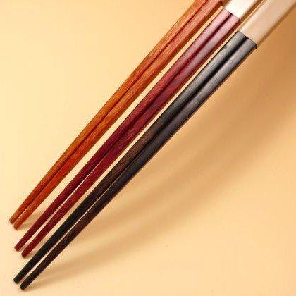 Thin and durable ☆ Dishwasher safe Boiling water sterilization OK (Red) 23.5cm Thin chopsticks Extra fine