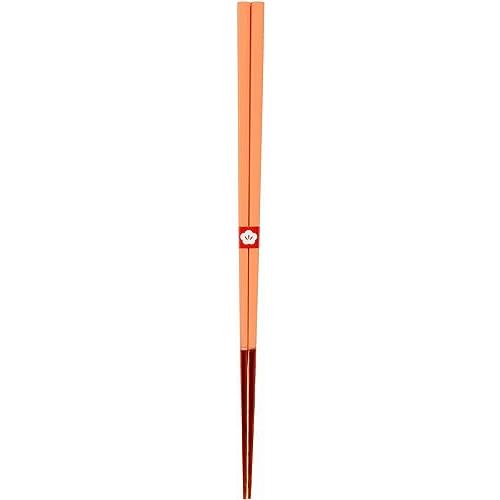 Kawai "Japanese Chopsticks" Traditional Japanese Color Chopsticks Persimmon Color 23cm 104706