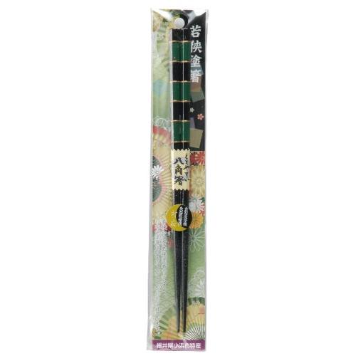 Kawai Chopsticks Dishwasher Safe Octagonal Chopsticks Sakura Group Black 23cm 102580