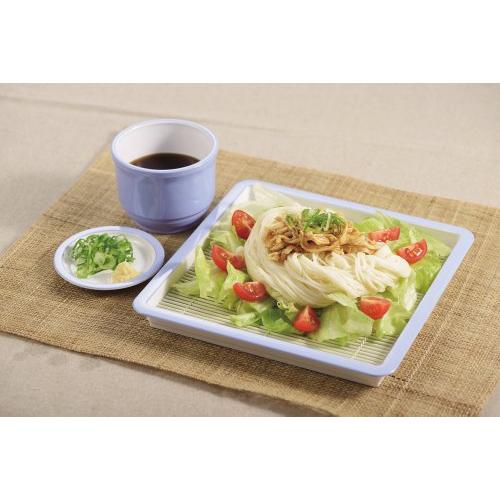 Pearl Metal Saiso Noodle Plate With Corner Slatted Blue [Made In Japan] Hb-648